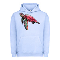 Pigment Grape Ice sea turtle pink glitter Urban Hoodie - Artiststas