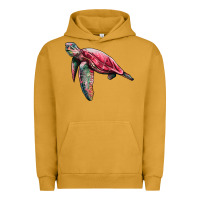 Pigment Peanut Butter sea turtle pink glitter Urban Hoodie - Artiststas