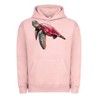 Pigment Salmon sea turtle pink glitter Urban Hoodie - Artiststas