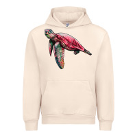 Sandshell sea turtle pink glitter Urban Hoodie - Artiststas