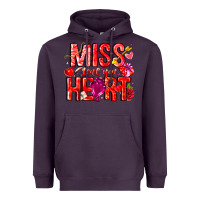 Plum Mis Steal Your Heart Heavyweight Hoodie - CowhideDigitalArt