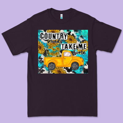 Country Roads Take Me Home Premium Tee Designed By Maliassmallbusiness