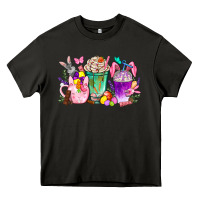 Asphalt Easter coffee cups with Bunny Heavy Core Tee - NancyCooperArtShop