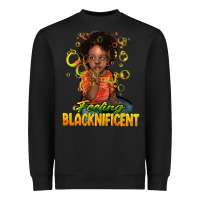 Black Feeling blacknificent Heavyweight Sweatshirt - HowdyJamesFarm