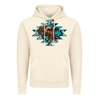 Vintage Artic western cowboy Vintage Hoodie - RanaPortraitStore