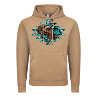 Vintage Coffee western cowboy Vintage Hoodie - RanaPortraitStore