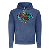 Vintage Denim western cowboy Vintage Hoodie - RanaPortraitStore