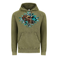 Vintage Olive western cowboy Vintage Hoodie - RanaPortraitStore