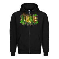 Black love like jesus st. patricks Zipper Hoodie - FaDigitalArtStudio