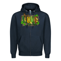 Navy love like jesus st. patricks Zipper Hoodie - FaDigitalArtStudio