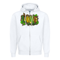 White love like jesus st. patricks Zipper Hoodie - FaDigitalArtStudio