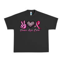 Pigment Black peace love cure Urban Heavy Tee - JahusDesignShop