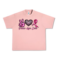 Salmon peace love cure Urban Heavy Tee - JahusDesignShop