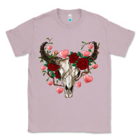 Lilac valentines bull skull Classic Tee - RanaPortraitStore