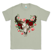 Matcha valentines bull skull Classic Tee - RanaPortraitStore