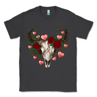 Smoke valentines bull skull Classic Tee - RanaPortraitStore