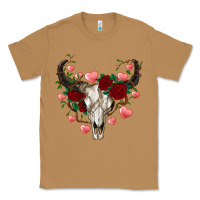 Toasted Coconut valentines bull skull Classic Tee - RanaPortraitStore
