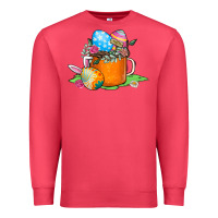 Cardinal Easter Coffee Premium Sweatshirt - CowhideDigitalArt