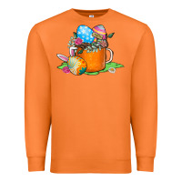 Carrot Easter Coffee Premium Sweatshirt - CowhideDigitalArt
