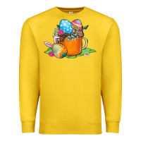 Lemon Easter Coffee Premium Sweatshirt - CowhideDigitalArt