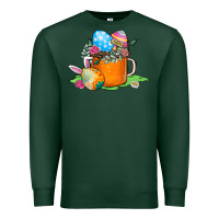 Sports Green Easter Coffee Premium Sweatshirt - CowhideDigitalArt