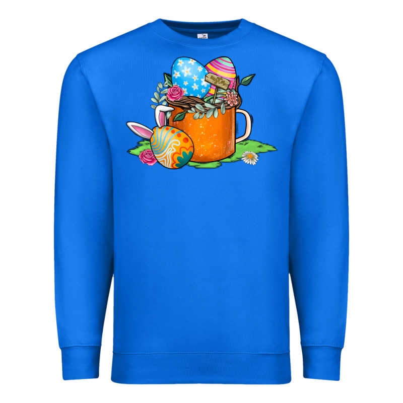 Easter Coffee Premium Sweatshirt by CowhideDigitalArt | Teevron