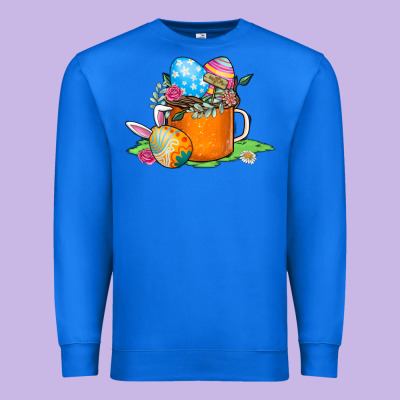 Easter Coffee Premium Sweatshirt Designed By Cowhidedigitalart