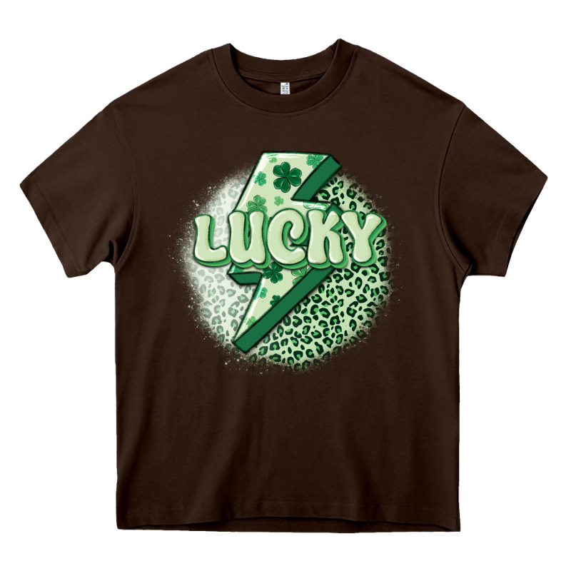St. Patrick's Day Lucky Heavy Core Tee by MaliasSmallBusiness | Teevron