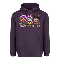 Plum howdy valentines Heavyweight Hoodie - CowhideDigitalArt