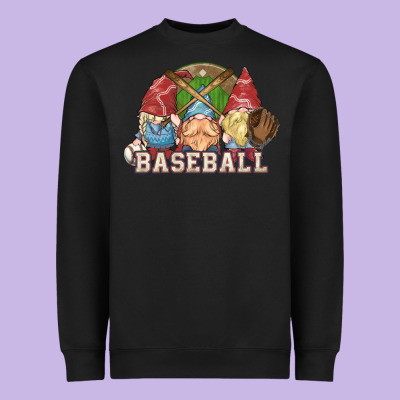 Baseball Gnomies Heavyweight Sweatshirt Designed By Howdyjamesfarm