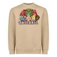 Mushroom Baseball gnomies Heavyweight Sweatshirt - HowdyJamesFarm