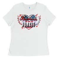 White American junkie Ladies Tee - NancyCooperArtShop