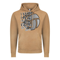 Vintage Camel I Know I Play Like A Girl Try To Keep Up Volleyball Vintage Hoodie - Bettercallsaul