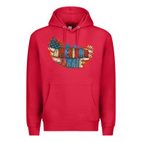 Cardinal American junkie 4th of july Premium Hoodie - FaDigitalArtStudio