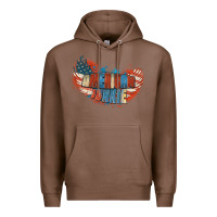 Chestnut American junkie 4th of july Premium Hoodie - FaDigitalArtStudio