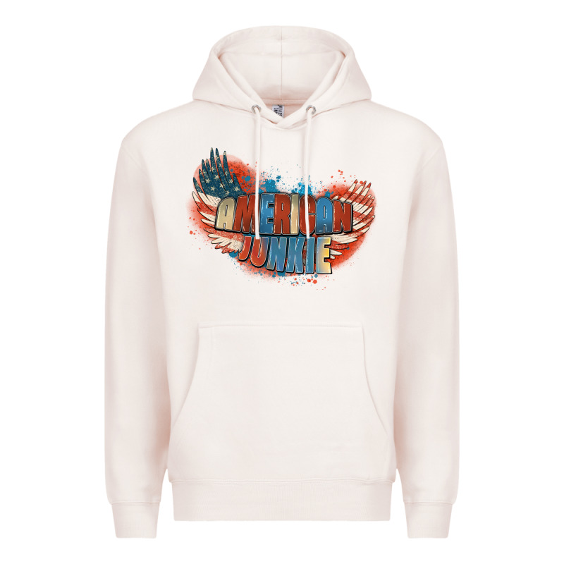 American Junkie 4th Of July Premium Hoodie by FaDigitalArtStudio | Teevron