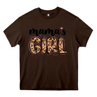 Chocolate Brown mama s girl Heavy Core Tee - MaliasSmallBusiness