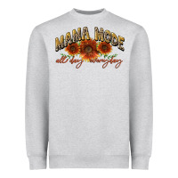 Heather Grey Mama mode all day everyday Mother's Day Heavyweight Sweatshirt - CowGirlArtShop