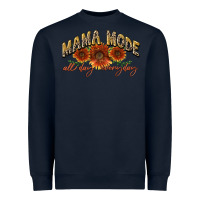 Navy Mama mode all day everyday Mother's Day Heavyweight Sweatshirt - CowGirlArtShop