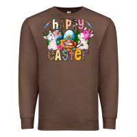 Chestnut Happy Easter Premium Sweatshirt - CowhideDigitalArt
