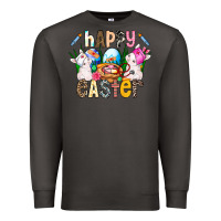 Smoke Happy Easter Premium Sweatshirt - CowhideDigitalArt