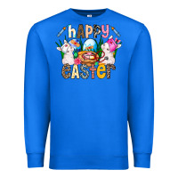 True Royal Happy Easter Premium Sweatshirt - CowhideDigitalArt