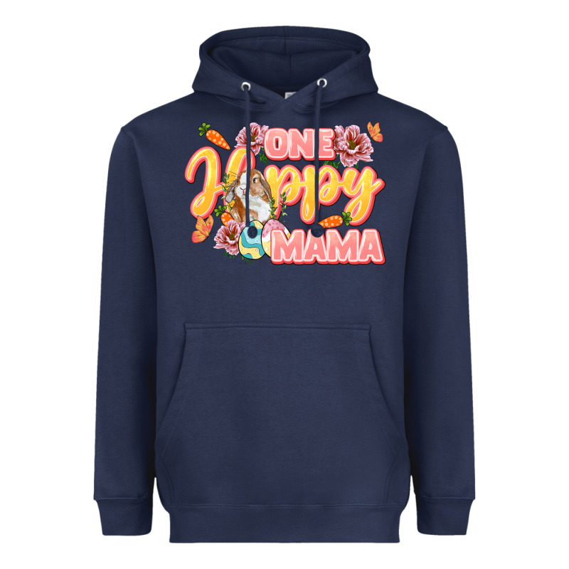 One Hoppy Mama Mother's Day Heavyweight Hoodie by LillyAllenDesigns | Teevron