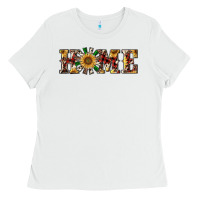 White christmas home with windmill Ladies Tee - RanaPortraitStore