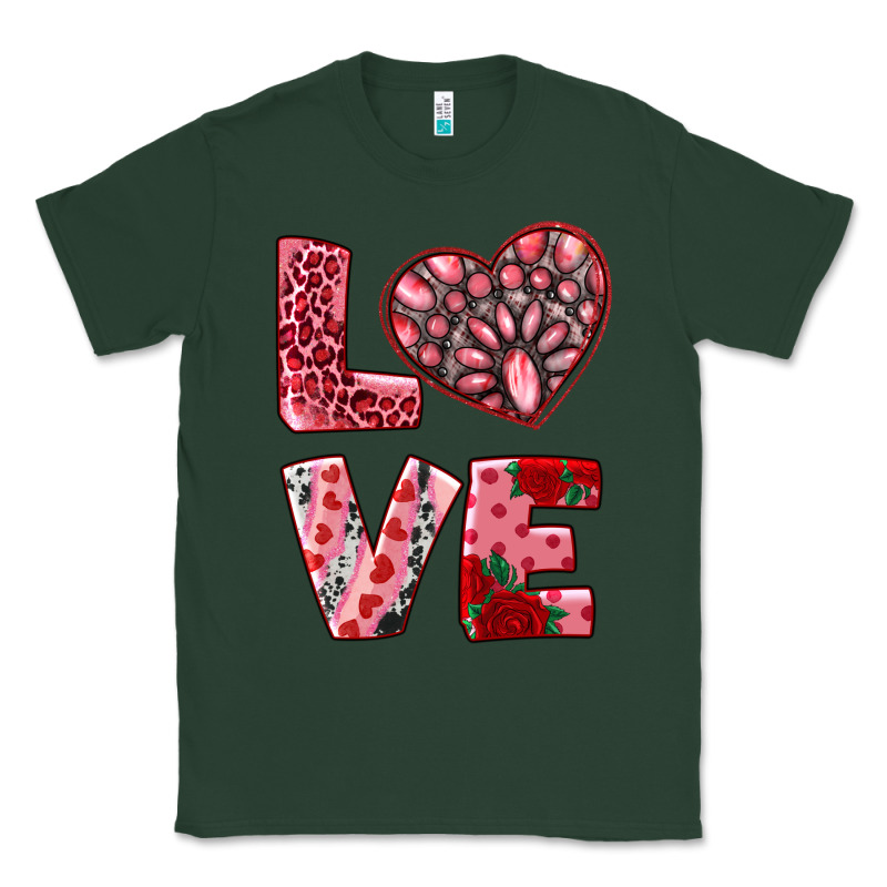 Love With Pink Gemstone Classic Tee by RanaPortraitStore | Teevron