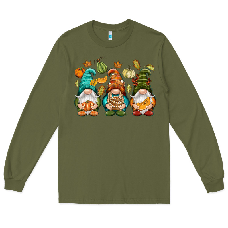 Fall Gnomes Long Sleeve Tee by NancyCooperArtShop | Teevron
