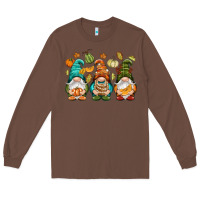 Chestnut Fall gnomes Long Sleeve Tee - NancyCooperArtShop