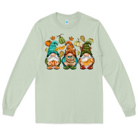 Matcha Fall gnomes Long Sleeve Tee - NancyCooperArtShop