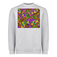 Heather Grey Mardi Gras with crabs tumbler Heavyweight Sweatshirt - HowdyJamesFarm