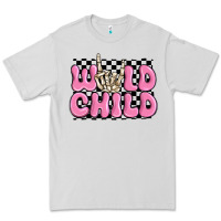 Dove Grey wild child pink skeleton Premium Tee - MaliasSmallBusiness